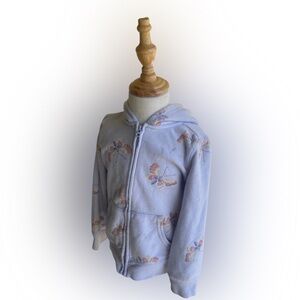 Kids Butterfly Zip-Up Hoodie